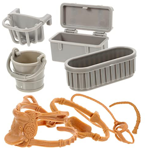 CIYODO Spielzeug Bauernhof Satz Mit Miniatur-Bauernhof-Layout-zubehör Mini-Haus-gartenmodell Für Kinderspielzeug