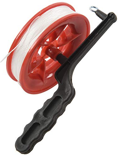 Uikdjgu 100 M Verdrehte Schnur Rot Kunststoff Kite Reel Winder