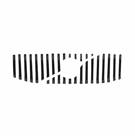 Kühlergrill Für Volvo Für XC60 2022 2023 2024 Frontgitter Kühlergrill Dekorativer Streifen Modifizierte Zubehörteile 1 Satz Schwarze Dekoration Autoaufkleber Auto Frontgrill