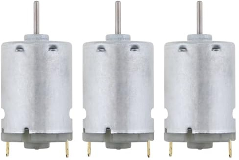 ChgImposs 3pcs RS385 DC Motors 12V 24V 15000RPM DC Motor with Carbon Brush for Toy Model/Household Appliances