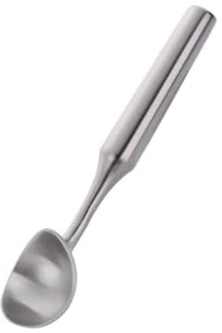 Agmoctz 304 Stainless Steel Ice Cream Scoop with Anti-Freeze Liquid Filled Handle Summer Ice Cream Spoon Fruit Baller Scoop