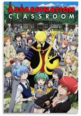 GWJXYWZP Leinwandposter Assassination Classroom, klassisch, Anime-Cartoons, Wandkunst, dekoratives Gemälde, Schlafzimmer, Gemälde, Poster, 20 x 30 cm, ungerahmter Stil