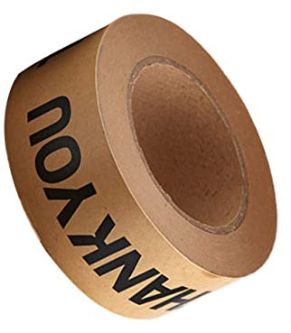 DIYEAH 1 Rouleau Ruban Adhésif Papier Kraft Autocollant Creatif Ruban Décoratif Gommé pour et Diy Pratique et pour Bureau et Artisanat