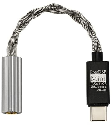 Moondrop FreeDSP Mini HiFi Tragbarer USB-C Miniatur-Dekodierungsverstärker CS43198 3,5 mm CITA-Adapter DAC AMP