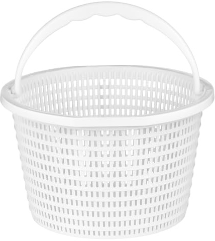 Toyvian Panier de Skimmer 20 CM pour Piscine Enterrée Panier Filtrant Léger et Compact Poignée Compatible 2 Accessoire Filtration et Nettoyage