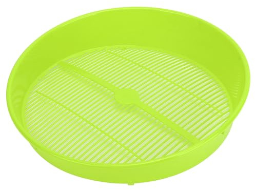 Eminchu Berry Cleanup Tray, Plastic Sieve Basket, Durable PP Washing Tray for Blueberries, Fruits & Vegetables, Ideal for Kitchen Gardening
