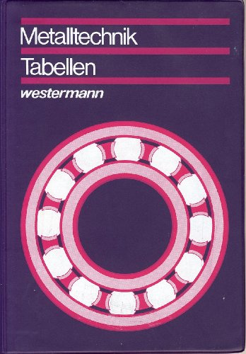 Metalltechnik Tabellen