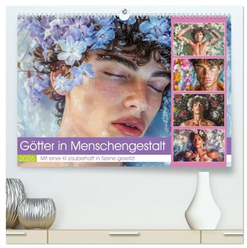 Götter in Menschengestalt (hochwertiger Premium Wandkalender 2026 DIN A2 quer), Kunstdruck in Hochglanz: Erleben Sie die majestätische Anmut und ... Menschengestalt wirken. (CALVENDO Menschen)