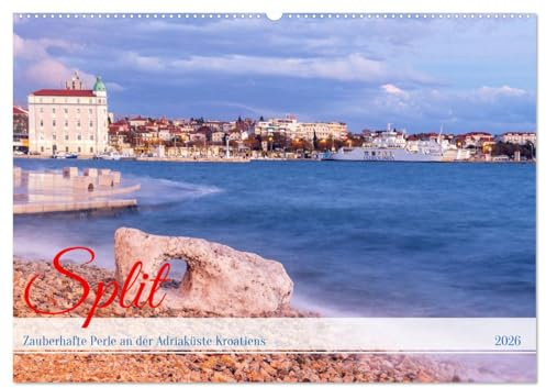 Split - Zauberhafte Perle an der Adriaküste Kroatiens (Wandkalender 2026 DIN A2 quer), CALVENDO Monatskalender: Mondäne Schönheit am Adrianischen Meer (CALVENDO Orte)