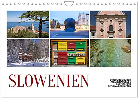 Slowenien - Streifzüge durch atemberaubende Küsten- und Berglandschaften (Wandkalender 2026 DIN A4 quer), CALVENDO Monatskalender: Die Alpenrepublik ... Berg- und Küstenlandschaften. (CALVENDO Orte)