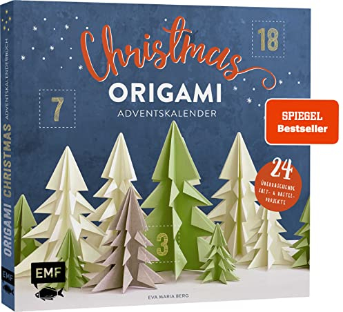 Mein Adventskalender-Buch: Origami Christmas: 24 überraschende Falt- und Bastelprojekte für Weihnachten mit 36 Motivpapieren