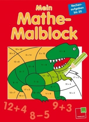 Mein Mathe-Malblock Rechenaufgaben bis 20: 24 Bilder zum Ausmalen, heraustrennbare Seiten (Grundschule)