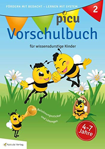 Picu Vorschulbuch 2: Für wissensdurstige Kinder. Mit Belohnungssticker und Lösungen (Picu Vorschulmaterial)