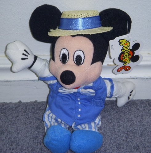 Disney Quartet Mickey Mouse Plüsch-Sitzsack-Puppe, 22,9 cm