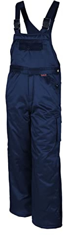 Qualitex Arbeitshose 'Winterlatzhose' - gefütterte Latzhose - winterfester Blaumann