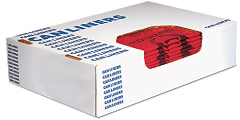 Heritage A4823PR Healthcare Biohazard Printed Can Liners, 8-10 gal, 1.3mil, 24 x 23, Red,500/CT