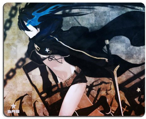 Black Rock Shooter Black Rock Shooter 15 Anime Gaming Mouse pad Mousepad