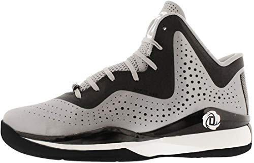 adidas D Rose 773 III Herren-Basketballschuh, Größe 45, Weiß-Schwarz, Weiß/Schwarz, 44.5 EU