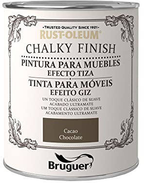 Rust-Oleum Bruguer Chalky Finish pintura para muebles Cacao 125ml