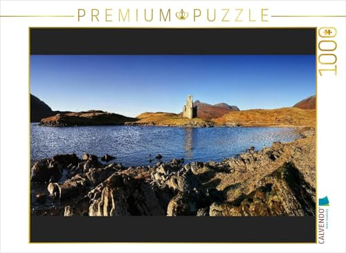 CALVENDO Puzzle Panorama, Ardvreck Castle, Schottland | 1000 Teile Lege-Größe 64 x 48 cm Foto-Puzzle für glückliche Stunden