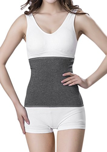 YJZQ Winter Nierenwärmer Kaschmir Rückenwärmer Elastisch Taille Unterstützung Taille Wärmer Leibwärmer Wärmegürtel für Hexenschuss Rückenschmerzen Menstruationsbeschwerden