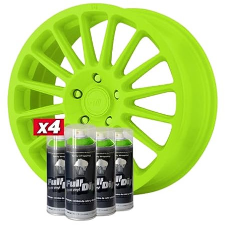 FULL DIP Packs Llantas Medianas (DE 17 A 19) Colores SOLIDOS (Verde Lima)