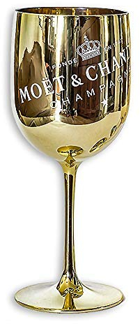 Moet et Chandon Verre à Champagne en Plastique (Or, 1)