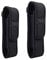 Taschenlampe Tasche, 2 Stück T220 Taschenlampen Holster fur Gürtel, Taschenlampenholster für die Jagd im Freien, Camping, Schwarz (16.5 cm + 20 cm)
