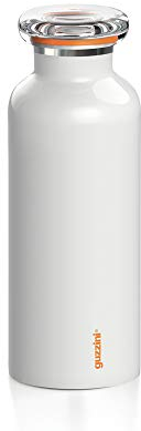 Guzzini - on The Go, Bouteille Thermique de Voyage Energy S - Blanc, Ø 6,5 x h18cm | 330cc - 11670211