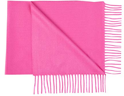 Graham Cashmere - Unisex-Schal aus reinem Kaschmir – hergestellt in Schottland (Kaugummi).