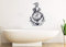 Kompass Vinyl Wandtattoo Anker Kompass Wanddekoration Badezimmer Home Beach Ocean Art 57X85Cm