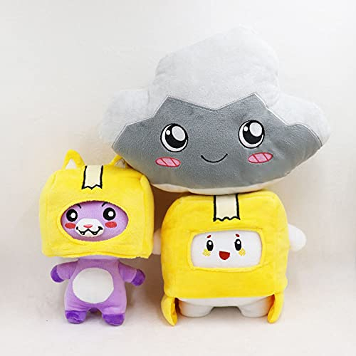 Maomoto Foxy and Boxy and Rocky Plüschtiere, Foxy and Boxy Sammlerstück, Plüsch, Foxy Plushies, abnehmbare Anime, weiche Stoffpuppe für Kinder und Fans