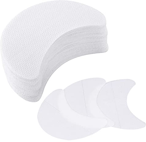 Lidschatten Protector Pads, 100 Stück Lidschattenschild, Patches Lidschatten Schablonen, für Make-up Verwenden, zur Verhinderung von Wimpernverlängerung, Tönung