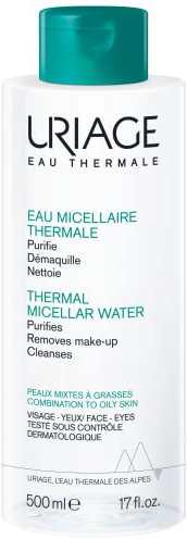 Uriage Eau Micellaire Thermale Peaux Mixtes à Grasses 500 ml