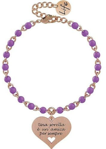 KIDULT - Bracciale in acciaio 316L e Pvd Rosé | Family