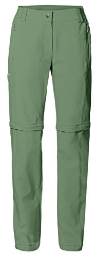 VAUDE Damen Women's Farley Stretch Zo T-zip Pants Ii Hose, Willow Green, 36 EU
