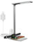 RealPower ChargeAIR All Light Schreibtischlampe mit QI Ladefunktion 10W Wireless, 5W dimmbar LED Tischleuchte 4 Farbtemperaturen, Faltbare Tischlampe, lädt Apple Watch, AirPod Charger inkl. Netzteil