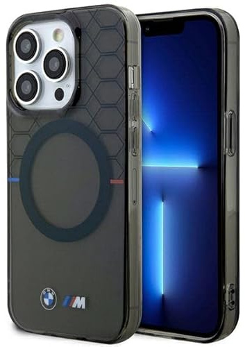 CG MOBILE BMW BMHMP13XHGPK Hülle für iPhone 13 Pro Max 6.7 grau Pattern
