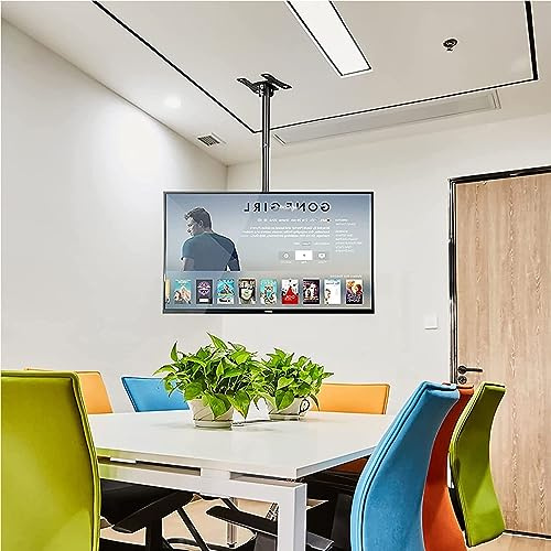 Tv Deckenhalterung Elektrisch - 2-seitige Ausziehbare TV-Deckenhalterung, Neig- Und Drehbarer TV-Ständer, Für Fernseher Von 20 Bis 32 Zoll, Maximales Gewicht 60 Pfund Pro Bildschirm ( Size : 1m )