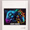 GRAZDesign Cooles Poster Gamer mit Namen für die Wand & Tür | Modernes Wandbild für Jugendliche Kinderzimmer Wandtattoo Gaming Geschenk Teenager Jungs personalisiert