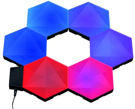 Konix Pack d'éclairage gaming LED Inferno 13,2 x 15,1 cm - Illumination RGBIC - Synchronisation musicale - Compatible Smart Home Alexa et Google Home