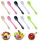 LIUCONGBD 500PCS Premium Plastic Spoons, Durable Plastic Cutlery, Multi-Colored Tasting Spoons for Party Supply Weddings Catering Food Stands Picnics Big Event Daily Use