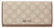 Nine West Zuri SLG Organizer Wallet für Damen, Pilz-Logo, Mahagoni, Medium