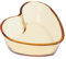 Cabilock Heart Shaped Serving Bowl Glass Steaming Bowl Microwave Safe Transparent