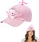 SIEBOLD Propeller mütze,Helikopter Cap,Propeller Hut,Lustige Elefant mützen,Fasching hut,für Erwachsene und Kinder für Karneval Partykostüm Requisiten Partygeschenk（Einstellbare Größe）