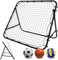 Athleticx Rebounder für fußall, 96 x 96 cm – Verstellbarer Kickback für Fußball-, Volleyball- und Handballtraining, Volleyball zubehör, Fussball Trainingszubehör, Fussballtore für Garten