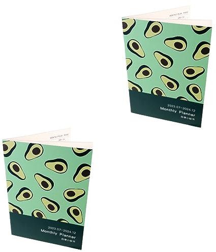 SEWACC 2stücke Portable Planer Für Studierende Monate Kalender Notizbuch Mit Selbstdisziplinierendem Design Für Persönliche Planung Und Organisation Zu Hause Büro
