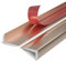 Peel and Stick Tile Edging Trim 10-Pack, Decorative Aluminum Tile Trim, Brushed Metal Corner Trim, Self Adhesive Trim Moulding for Home Protection and Decoration