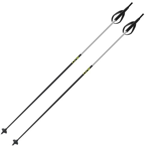 One Way Langlauf Skistöcke Diamond ALX - 150cm - Aluminium Nordic Ski Stöcke - ergonomischer Griff - für Skating/Klassik - Langlaufstöcke Langlauf Skistecken mit XC Basket