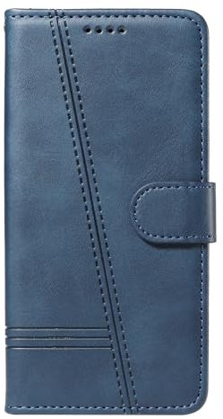 Wuhaizher for Motorola E15/G05 Case Shockproof Leather Wallet Cover with Card Holder Slots Magnetic Flip Folio Kickstand Book Style Mobile Phone Case, Blue